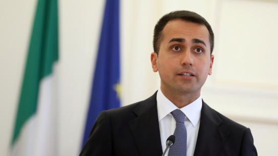 لويجي دي مايو وزير الخارجية الإيطالي