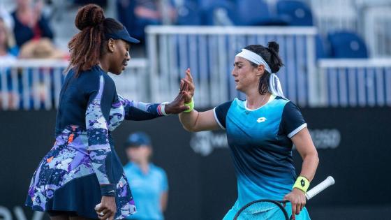 أنس جابر وسيرينا وليامز