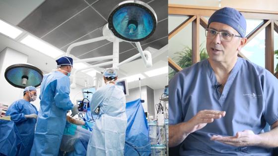 جراحو سبيتار خلال تنفيذ التقنية الجديدة في الجراحة