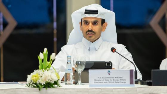 سعادة المهندس سعد بن شريدة الكعبي وزير الدولة لشؤون الطاقة