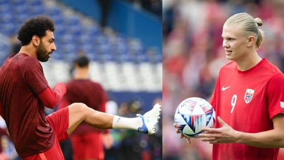 هالاند وصلاح