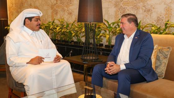 المدير العام لمعهد الطيران المدني في جمهورية الدومينيكان  خلال حواره مع "قنا"