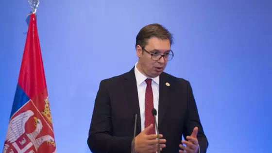 رئيس صربيا ألكسندر فوتشيتش