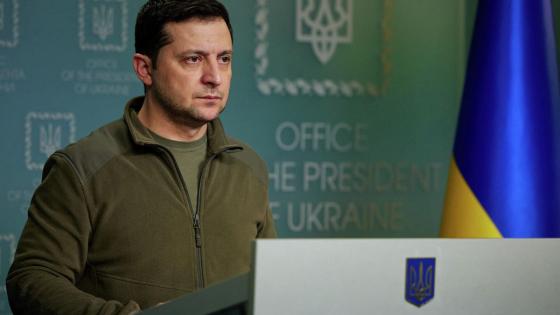 الرئيس الأوكراني فلاديمير زيلينسكي