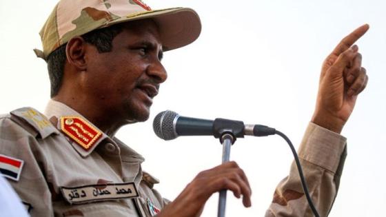 محمد حمدان  نائب رئيس مجلس السيادة الانتقالي في السودان