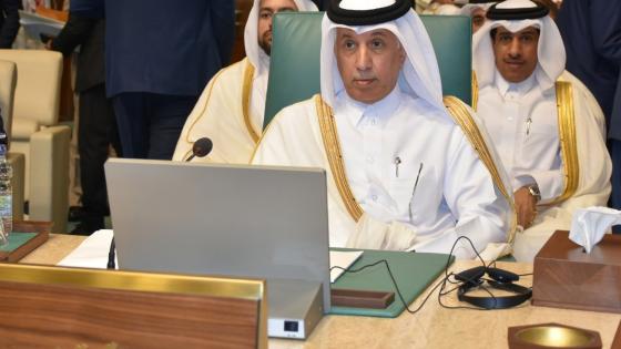 سعادة السيد سلطان بن سعد المريخي وزير الدولة للشؤون الخارجية