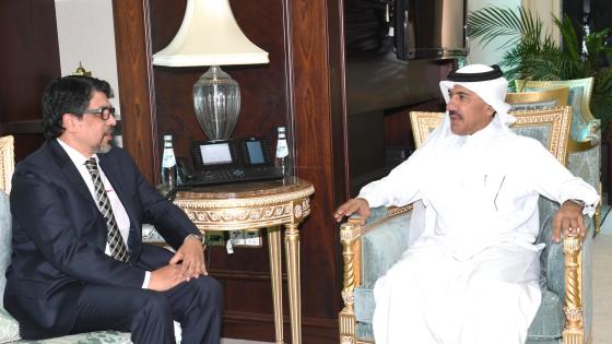 خلال تسلم سعادة الدكتور أحمد بن حسن الحمادي الرسالة