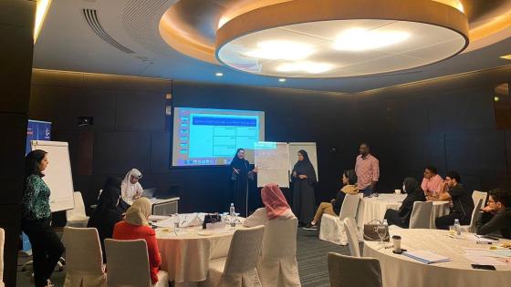 جانب من البرنامج التدريبي