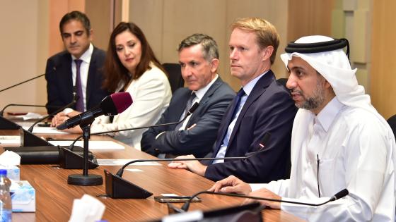 جانب من المؤتمر الصحفي