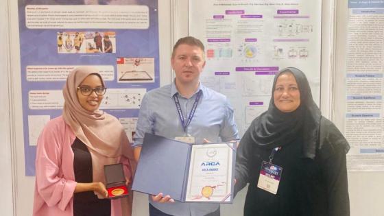 جانب من التتويج بالمسابقة