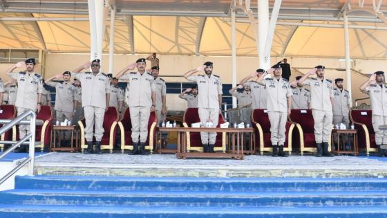 المنصة الرئيسية خلال حفل التخريج