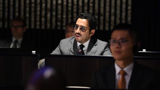 سعادة الدكتور ناصر بن حمد الحنزاب مندوب قطر الدائم لدى اليونسكو