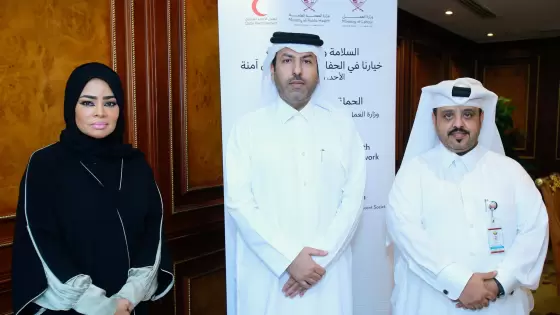 جانب من إطلاق الحملة التوعوية