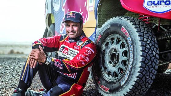 بطل الرالي القطري ناصر العطية