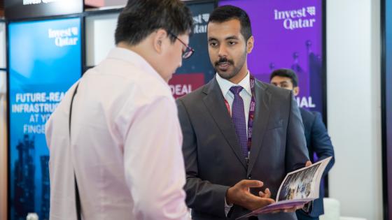 جانب من الجناح القطري