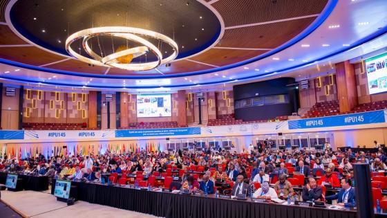 جانب من أعمال الجمعية العامة الـ145 للاتحاد البرلماني الدولي