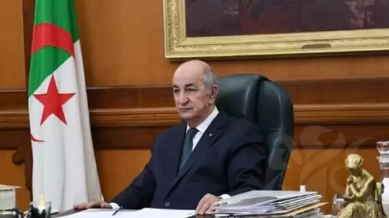 الرئيس الجزائري عبدالمجيد تبون