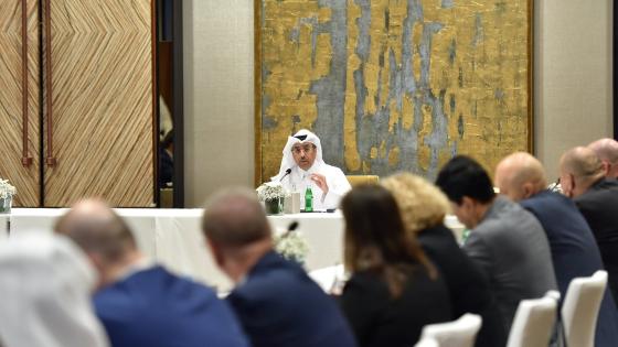 وزير العمل خلال  لقاء نظمته وزارة العمل