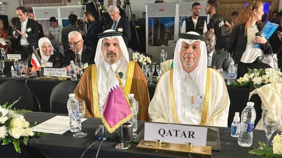 الوفد القطري المشارك في المؤتمر