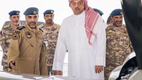 سعادة الدكتور خالد بن محمد العطية يتفقد القوات المشاركة بتأمين المونديال