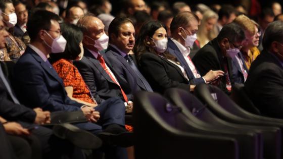 جانب من مشاركة رئيس غرفة قطر في قمة B20