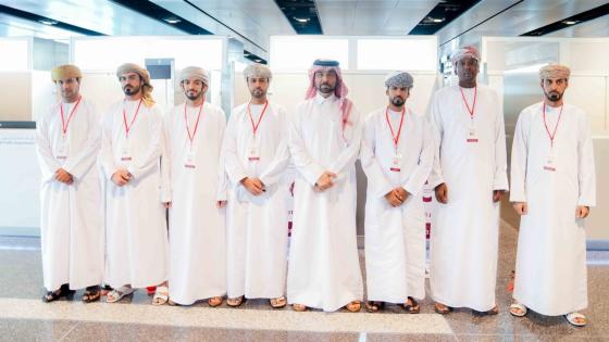 المتطوعون العمانيون المشاركون في مكتب لجنة حقوق الإنسان