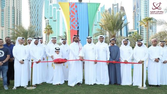 جانب من افتتاح المعرض