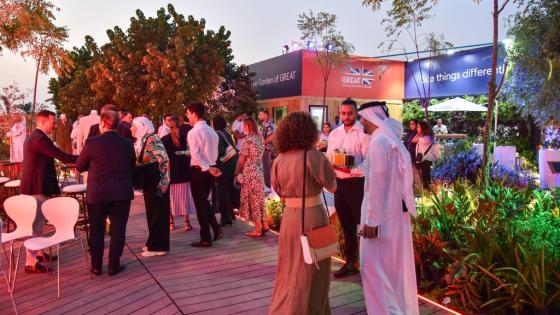 جانب من جناح المملكة المتحدة