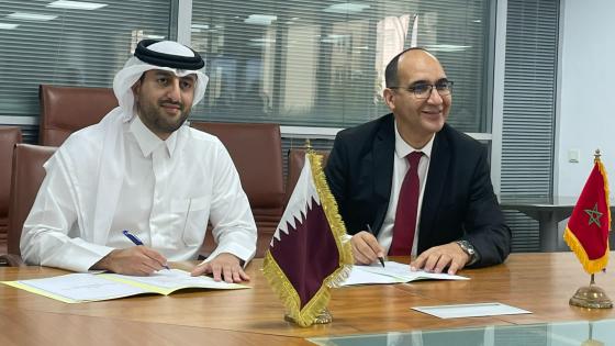 جانب من التوقيع على الاتفاقية