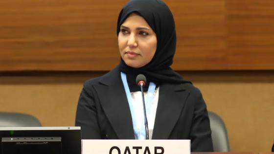 سعادة الدكتورة هند عبد الرحمن المفتاح المندوب الدائم لقطر بجنيف