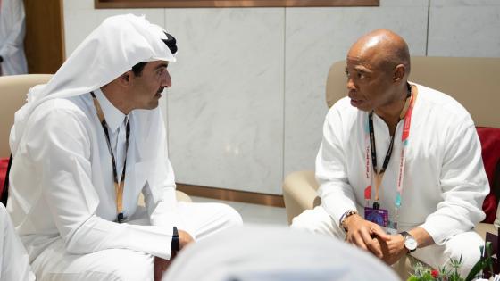 جانب من لقاء سمو الأمير بعمدة نيويورك