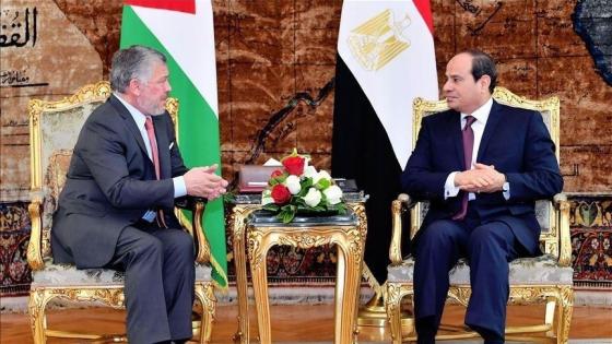 الرئيس المصري ونظيره الأردني