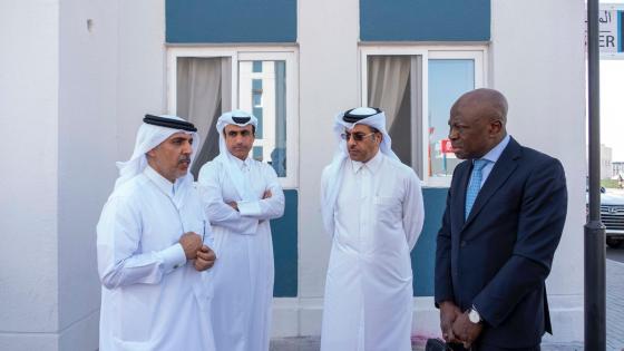 جانب من لقاء سعادة وزير العمل بمدير عام "العمل الدولية"