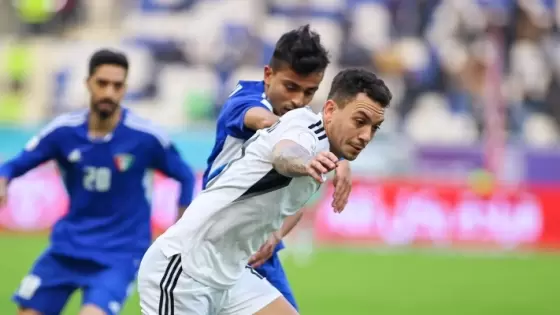 جانب من المباراة بين الكويت والإمارات