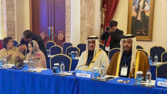 الوفد القطري المشارك في جلسة الجمعية البرلمانية