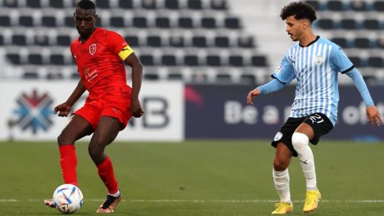 جانب من مباراة الدحيل والوكرة