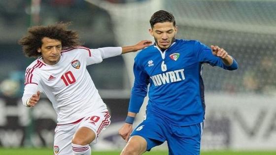 مباراة سابقة بين الإمارات والكويت.jpeg