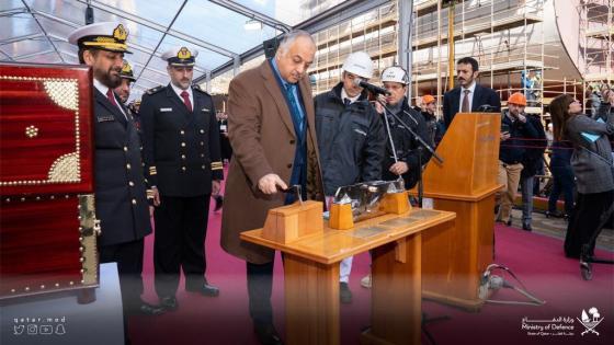 خلال مشاركة وزير الدولة لشؤون الدفاع في حفل تدشين سفينة الفلك