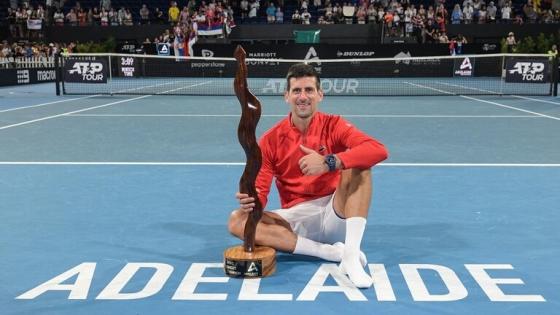 النجم الصربي نوفاك دجوكوفيتش