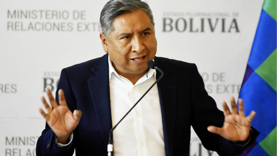 وزير الخارجية البوليفي روخيليو مايتا