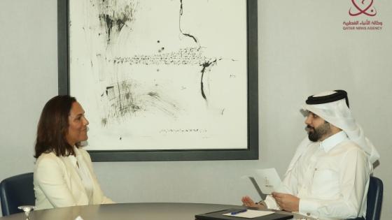 هليما كرافت في حديثها إلى وكالة الأنباء القطرية