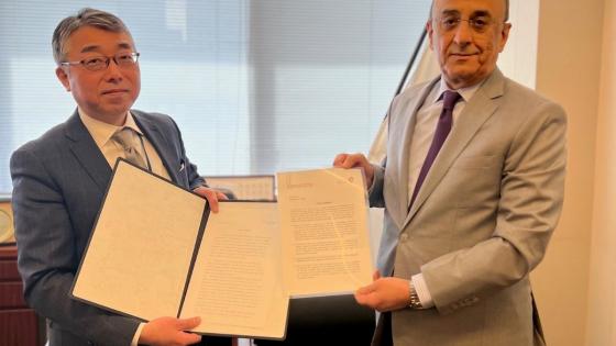 خلال تبادل المذكرات الرسمية