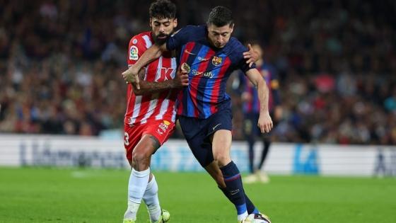 مباراة سابقة بين برشلونة وألميريا