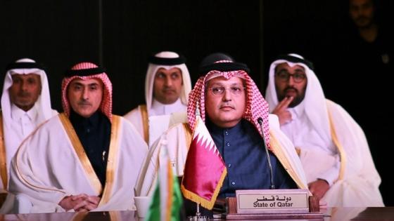 الوفد القطري برئاسة سعادة السيد محمد بن علي المناعي وزير الاتصالات وتكنولوجيا المعلومات