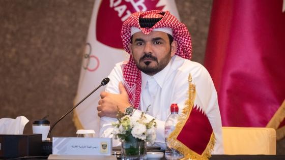 سعادة الشيخ جوعان رئيس اللجنة الأولمبية القطرية