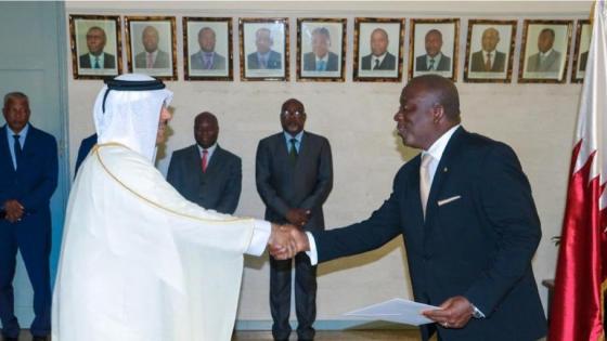 جانب من تسليم أوراق الاعتماد