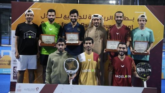 جانب من تتويج الفائزين