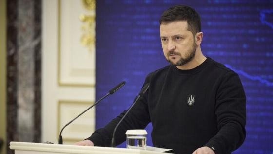 الرئيس الأوكراني فلاديمير زيلينسكي