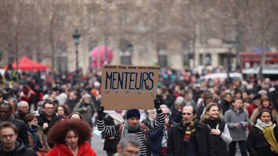 جانب من المظاهرات