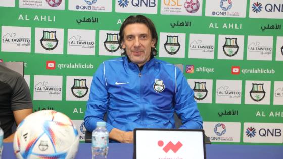 المونتينيغري نيبوشا يوفوفيتش المدير الفني لفريق الأهلي